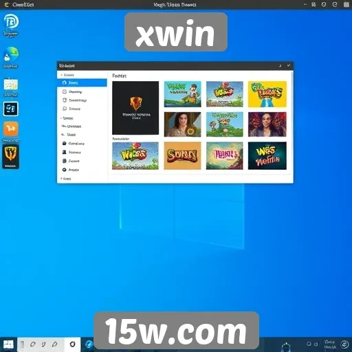 A nova interface do usuário do xwin