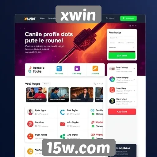 Análise da interface do usuário no site xwin
